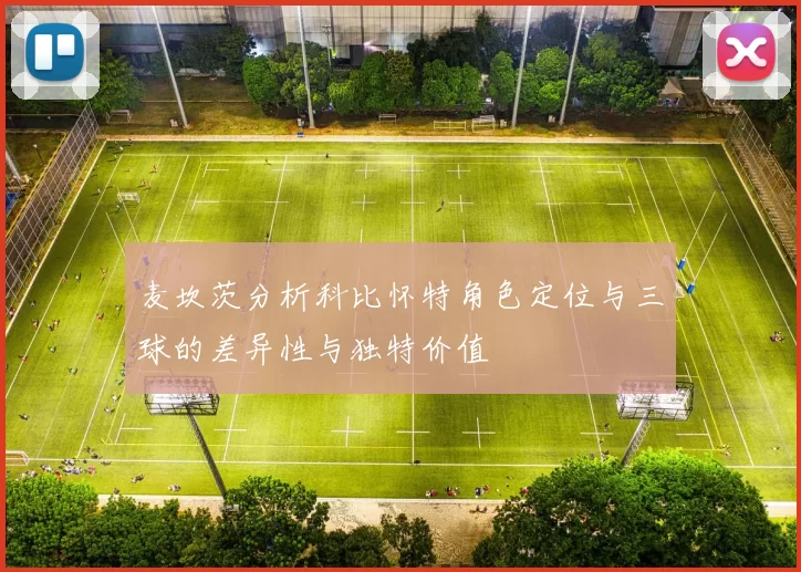 麦坎茨分析科比怀特角色定位与三球的差异性与独特价值
